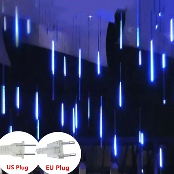 1/2/3/4 GAB Meteor Duša LED Pasaku Gaismas Vainags Ziemassvētku Eglītes Rotājumi, Āra Kāzu Dārza Jaunā Gada Iela Terases Gaismas