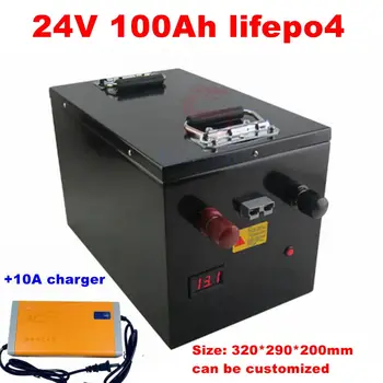 2500WH batterry lithium 100AH 24v lifepo4 bluetooth APP Litija Dzelzs Fosfāta RS485 Komunikācijas inverter +10.A lādētāju
