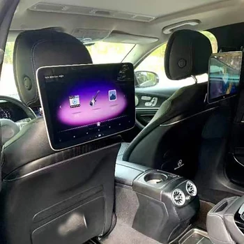 Auto Video rear Seat Entertainment Pagalvi TV Ekrānā 2022-2023 Mercedes Benz GLE Klases GLE450 Android Auto Spilvena Monitors
