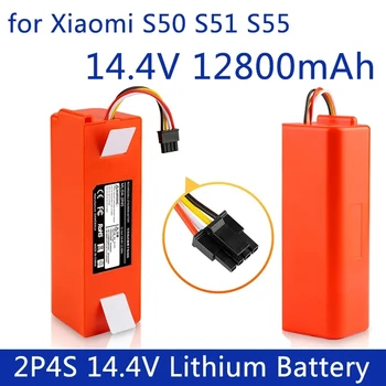 Batería de joniem de litio de 14,4 V para aspiradora robótica Xiaomi Roborock S50, S51, S55, accesorio de repuesto