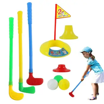 Bērniem Golfa Komplekts Mini Golfs, Rotaļu Āra Spēlēt 