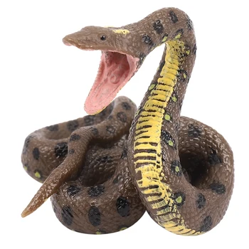 Bērnu Rotaļlieta Snake Modelis Simulācijas Rāpuļu Milzu Python Liels Python Savvaļas Dzīvnieku Snake Modelis