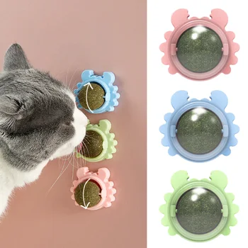Catnip Sienas Bumbu Catnip Bumbu Rotaļlieta Grozāms Kaķis Laiza Kārumu, Rotaļlietu Veselīgu Kaķis Konfektes Licking Uzkodu Līmi Pārtikas Kaķis Rotaļlietas