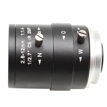 ELP Megapikseļu 2.8-12mm Varifocal HD Drošības Kameras Objektīvs Manuālais Zoom & Koncentrēšanās CS Mount USB Kamera
