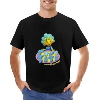 Fifi and the flowertots T-Krekls plus lieluma galotnēm, ātri žāvēšanas t-krekls sviedru krekls, T-krekls, īss T-krekls vīriešiem