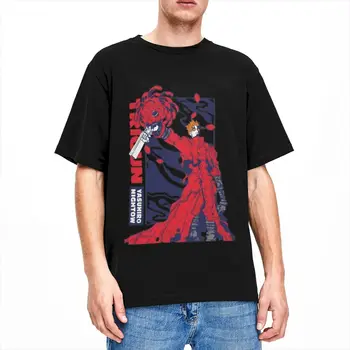 Gadījuma Trigun Paniska Bēgšana Vash T-Kreklu Apdruka Vīriešu Sieviešu Crewneck 100% Kokvilnas Japāņu Anime Ar Īsām Piedurknēm Tee Krekls Jaunu Apģērbu Ierašanās