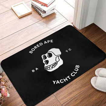 Garlaicīgi Ape Yacht Club BAYC NFT neslīdoša Doormat Virtuves Matēti Melnu Grīdas Paklāju, Laipni Paklājs Guļamistabā Dekoratīvā