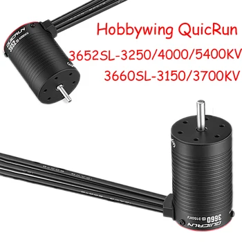 HOBBYWING QuicRun 3652/3660 SL G2 Brushless Motori 3250KV/4000KV/5400KV 3150KV/3700KV par 1/10 RC Modeļa Automašīnas