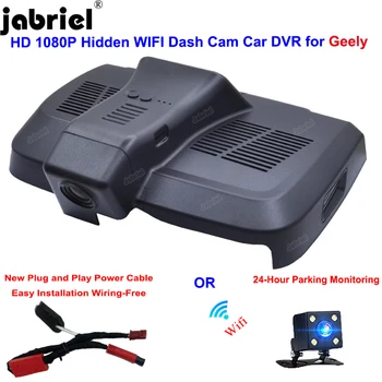 Jabriel Plug and Play Wifi 1080P HD Auto DVR 24H Video Recorder 2021 2022 2023 Geely Xingyue FY11 S 2.0 TD DCT Dash Cam Kameru