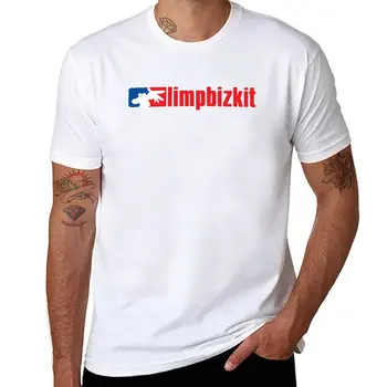Jaunais limp bizkit rapcore logo T-Krekls pasūtījuma t krekli zēniem, t krekli smieklīgi, t krekli vīriešu liels un garš t krekli