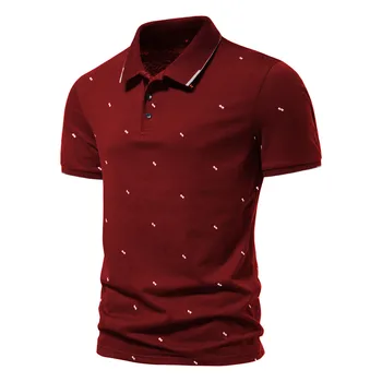 Jaunas Vasaras Vīriešu Polo T-krekls Augstās Kvalitātes Drukāts Atpūtas Sporta Elpojošs Modes T-krekli