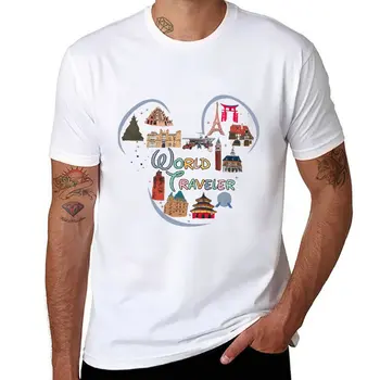Jaunu Epcot Pasaules Vitrīna T-Krekls Estētisko apģērbu zēniem, t krekli, sporta ventilators, t-krekli vīriešu t krekli ar garām piedurknēm