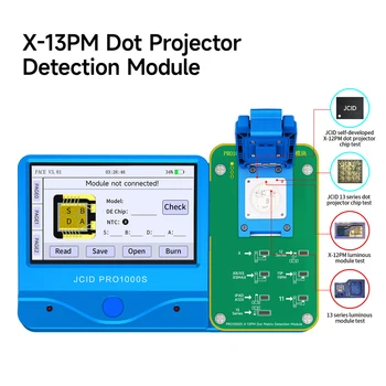 JC JCID Face ID Dot Projektoru Noteikšanas Moduli, Telefona X-13PM Dot Matrix Remonta Instrumentu, Instrumenti,