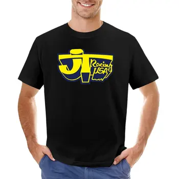 JT Sacīkšu ASV DZELTENA/ZILA - Vecās Skolas BMX T-Krekls jauns izdevums t krekls lielgabarīta t kreklu dizaineris t krekls vīriešiem