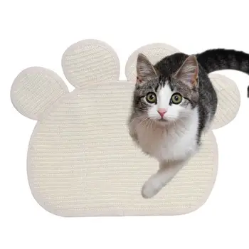 Kaķis Scratcher Kartona Kaķu Nagu Formas Scratcher Pad Iekštelpu Kaķiem Gudrs Kartona Nesaskrāpē Pat Nesaskrāpē Mat Saglabāt