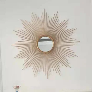 Liels Modelis, Sienas Dekoratīvie Spoguļi Estētisko MacrameDecorative Spoguļi Istabas Boho Stila Interjeru Apdare Salonā Līmi Spogulis