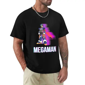 MEGAMAN - Nē, 02 T-Krekls plus lieluma t krekli Estētisko apģērbu vīrietis drēbes smieklīgi, t krekli vīriešiem