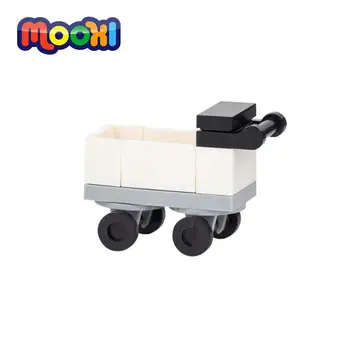MOOXI Mājas Decoraton Mazs Grozs, Mēbeles Ķieģeļu Mašīnas, Celtniecības akmeņi Saderīgu Montāža DIY Modelis Rotaļlieta Bērniem MOC4025