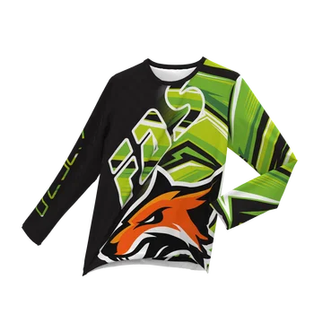 Moto Velosipēdu Jersey Piedurknēm Riteņbraukšana Mtb Enduro Krekls Lejup T-krekls Camiseta Motokrosa Mx Kalnu Velosipēds Apģērbu HTTP FOX MTB