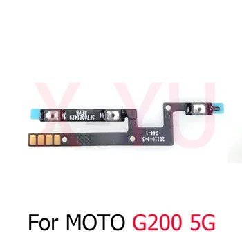 Par Motorola Moto G100 / G200 5G Ieslēgšanas Izslēgšanas Slēdzis, Skaļuma Sānu Pogas Flex Kabelis