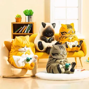 Patiesi Gudrs Kawaii Taukskābju Maneki Neko Calico Briest Kaķis Kaķēns Bell Dzīvnieku Attēls Blind Rotājumu Kaste, Rotaļlietas