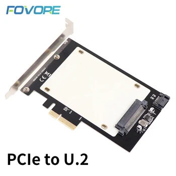 PCI-e SATA SFF-8639 U2 SSD Adapteris Converter U. 2 uz PCI e PCIe Kontrolieris Paplašināšanas Kartes Adaptera Pievienot maksājumu Kartes