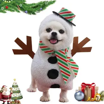 Pet Ziemassvētku Sniegavīrs Kostīmi Kostīms Pet Cosplay Suņu Apģērbu Cosplay Aksesuārus Brīvdienu Mājdzīvnieku Preces, Suņu Apģērbu Kucēns