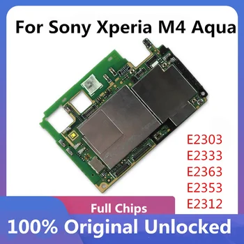 Sony Xperia M4 Aqua E2303 E2333 E2363 E2353 E2312 E2306 Pamatplate (Mainboard Ar Loģikas Mikroshēmas Valdes Android OS Sistēma