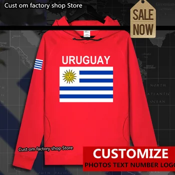 Urugvaja Urugvajas URY UY mens pelēkā vārna puloveri hoodies vīriešu sporta krekls streetwear apģērbu hip hop tracksuit tauta karoga Pavasarī