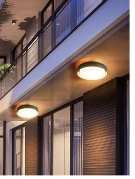 Āra griestu lampa koridora āra ūdensizturīgs lampa, vienkārša un radošo ūdensizturīgs un kukaiņiem, balkonu apgaismojums